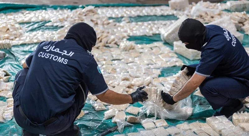 بالفيديو.. حزب الله وراء محاولة تهريب حبوب الكبتاجون المضبوطة إلى المملكة