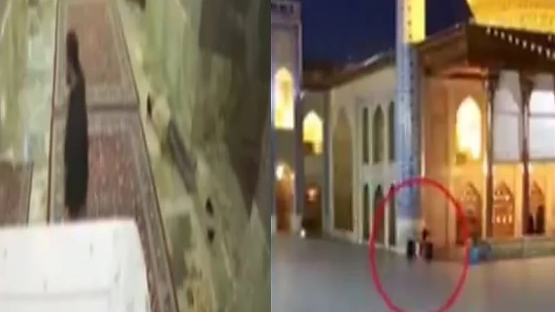 فيديو جديد للحظة قتل سفاح "الملالي" للمدنيين داخل ضريح شاهشيراغ