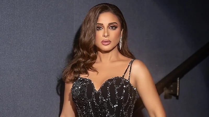 أنغام تصل القاهرة بطائرة خاصة بعد رحلة علاجية في ألمانيا