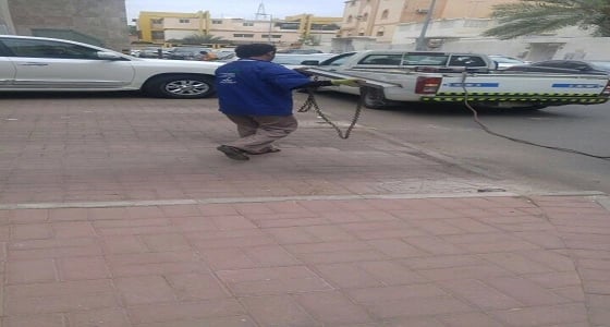 إزالة إشغالات المواقع العامة بمكة