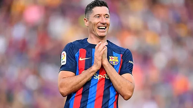 برشلونة يفتقد خدمات ليفاندوفسكي