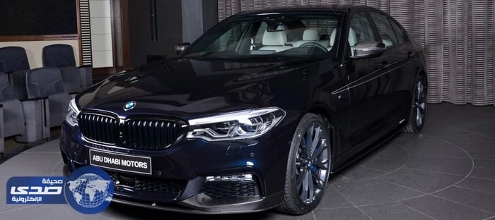 بالصور.. BMW الفئة الخامسة Carbon Black  تظهر لدي أبوظبي موتورز