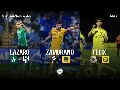 أجمل 3 أهداف في الجولة الـ 8 من دوري روشن