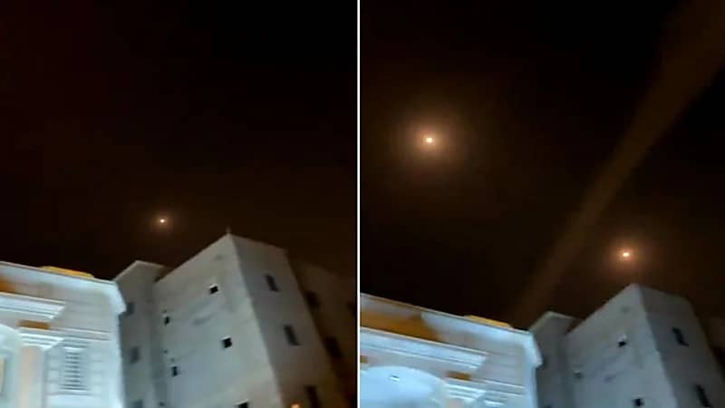 شاهد.. اعتراض صاروخين بالستيين أطلقتهما مليشيا الحوثي تجاه الظهران