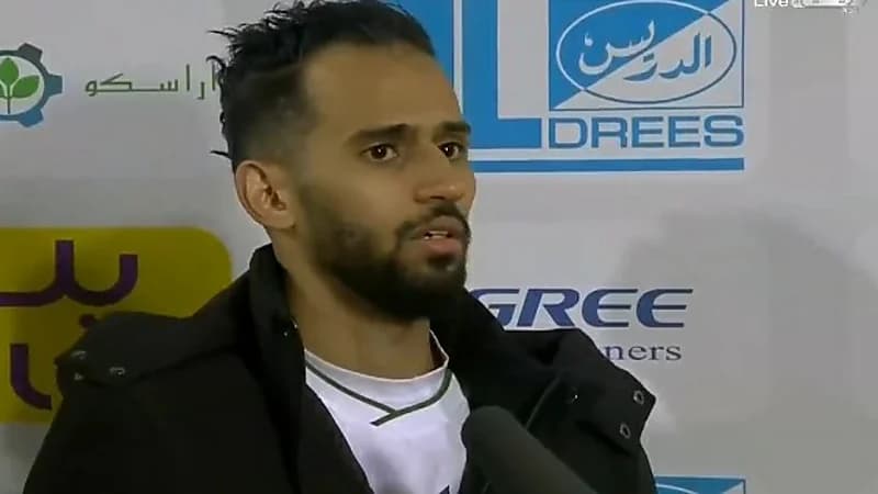 شاهد.. تعليق لاعب الأهلي على خسارة فريقه أمام الفيصلي:" التوفيق لم يحالفنا "