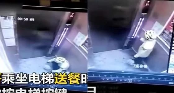 فيديو صادم لعامل دليفري يبصق في وجبة زبون