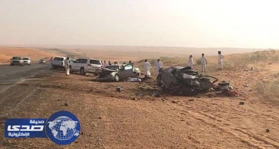 مصرع 4 أشخاص في تصادم على طريق «الرين – بيشة»