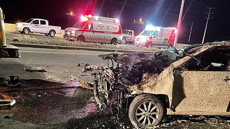 حادث إنقلاب نتج عنه ثلاث وفيات وحالتين خطيرة بمحافظة القرى