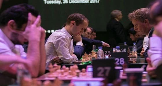 نتائج اليوم الأول لبطولة الشطرنج - السريع " رجال "