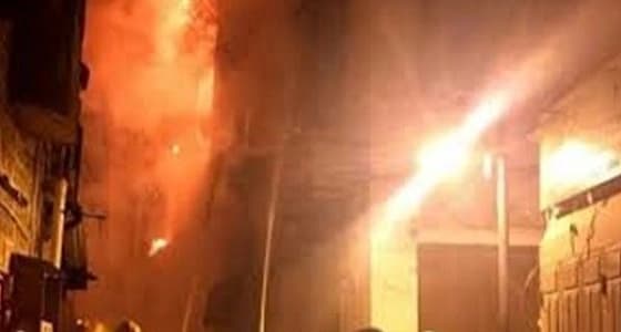 اشتعال حريق بـ6 ورش متجاورة في جدة