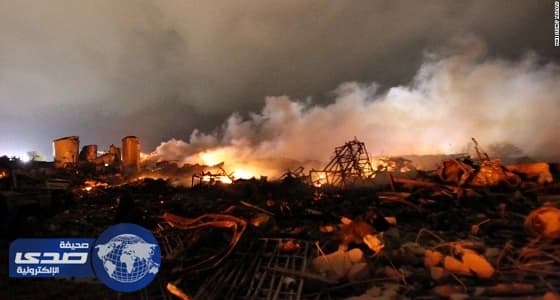 اندلاع حريق كبير في مصنع كيميائي في تكساس