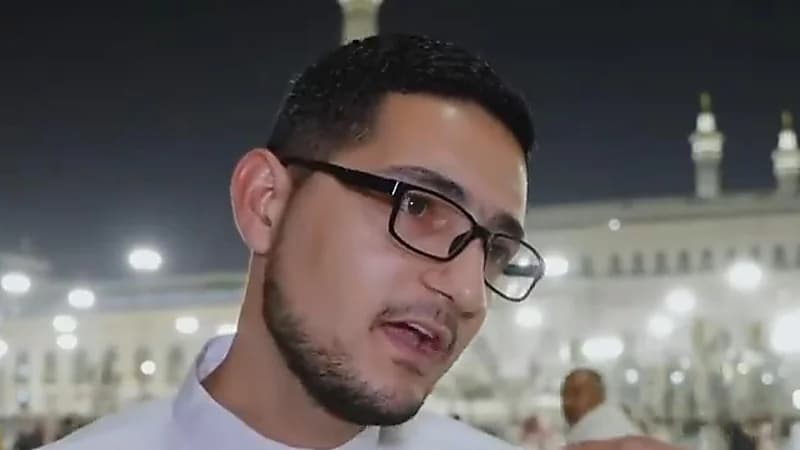 شاب فلسطيني يعبر بأبيات شعرية عن شكره لـ سمو ولي العهد .. فيديو