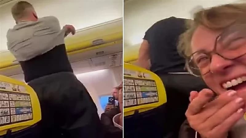 راكب يلجأ لحيلة غريبة للتهرب من رسوم الحمولة الزائدة ..فيديو