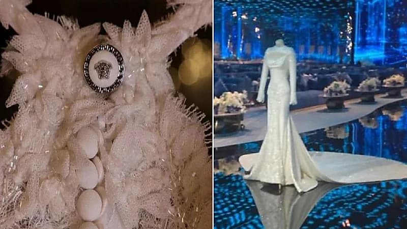 الكشف عن تفاصيل فستان الأميرة حصة بنت فيصل بن عبدالله آل سعود.. فيديو