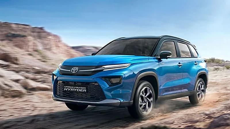 بالصور.. تويوتا ترفع النقاب عن Urban Cruiser Hyryder الرياضية