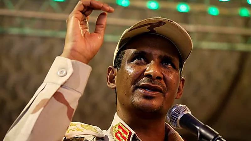 "حميدتي" يغلق حدود السودان مع إفريقيا الوسطى