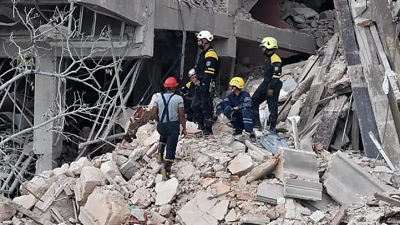 شاهد.. اللحظات الأولى لإنفجار فندق ساراتوغا في هافانا