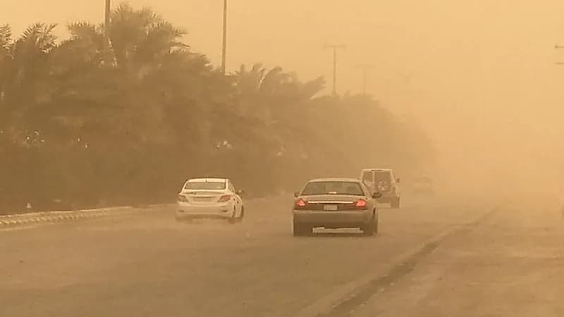 الأرصاد: رياح نشطة وأتربة مثارة علي المدينة المنورة
