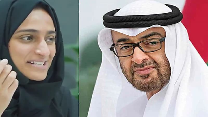 شاهد .. الشيخ محمد بن زايد يهاتف " هدى " صاحبة ورشة تصليح سيارات ويمازحها بطريقة طريفة