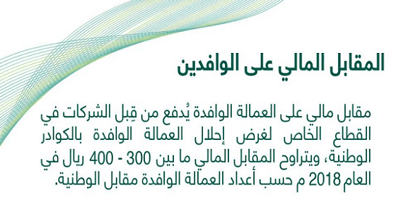 " المالية " تفرض رسوم جديدة على الوافدين