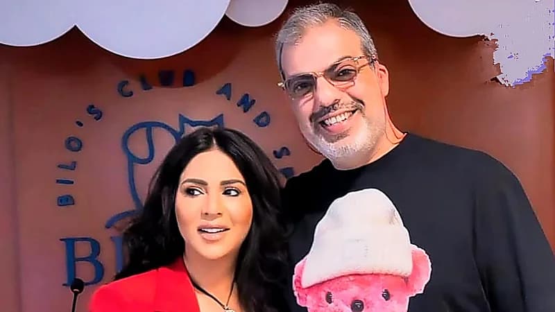 مشعل العروج يبارك لزوجته نوال بطريقة رومانسية ويوضح سبب نجاحها .. فيديو