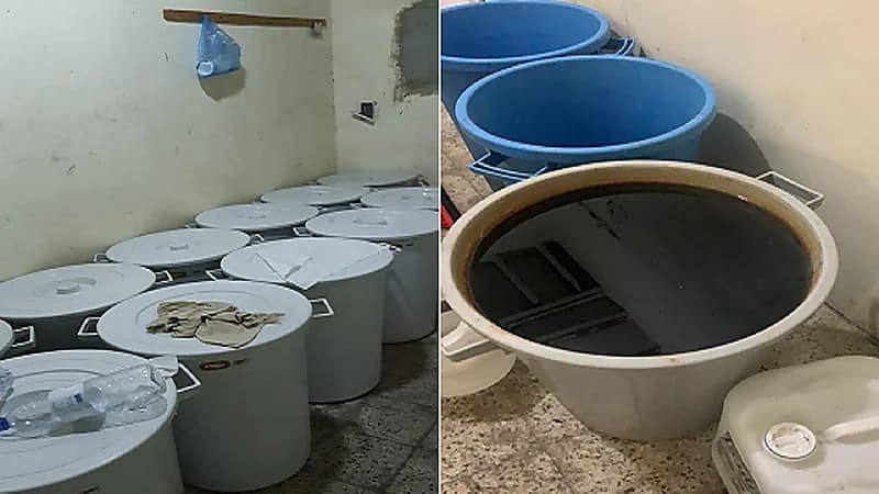 ضبط معمل لتصنيع الخمور وإتلاف 22 برميلًا في جدة
