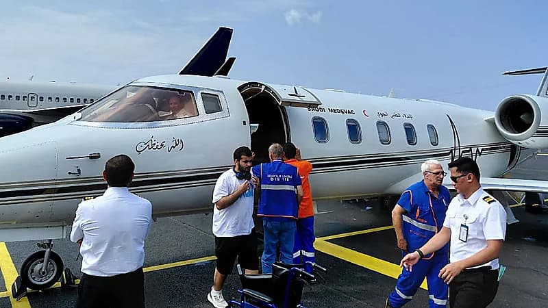 سفارة المملكة في جورجيا تتابع نقل مواطن مصاب عبر طائرة إخلاء طبي