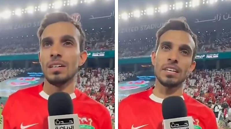 نجم شباب الأهلي يكشف عن ناديه المفضل في روشن .. فيديو