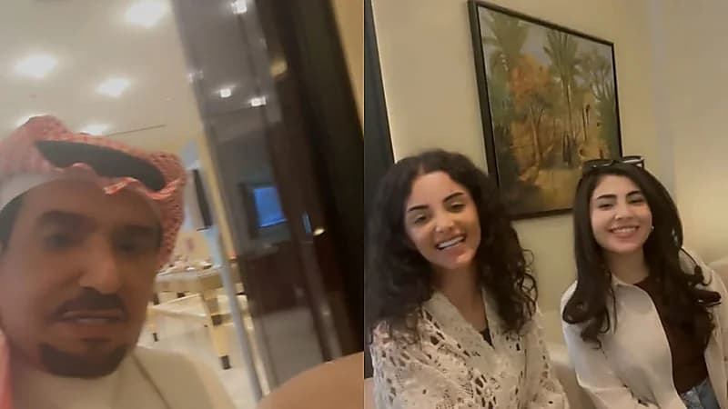 عبدالله السدحان يلتقي نجمات صاعدات في مهرجان الدانة بالبحرين .. فيديو