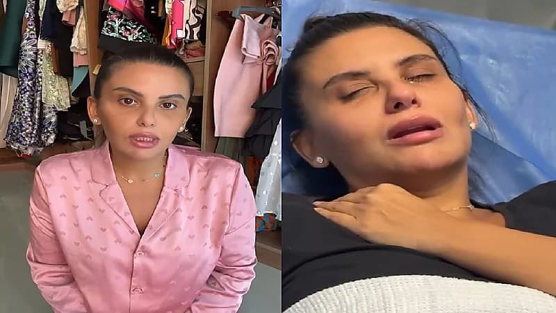 حقنة تجعل دانا حمدان على فراش المرض .. فيديو