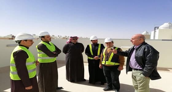 مدير عام فرع الإسكان في زيارة تفقدية لمشروع تيماء