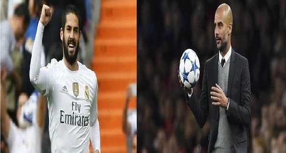 جوارديولا يحاول إقناع إيسكو بالذهاب إلى مانشستر سيتي