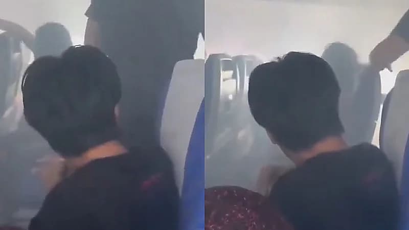 بطاريات تتسبب بهبوط إضطراري لطائرة صينية.. فيديو