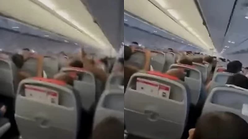 صرخات وهلع في الأجواء: طائرة باكستانية تهبط بسلام بعد عاصفة عنيفة .. فيديو