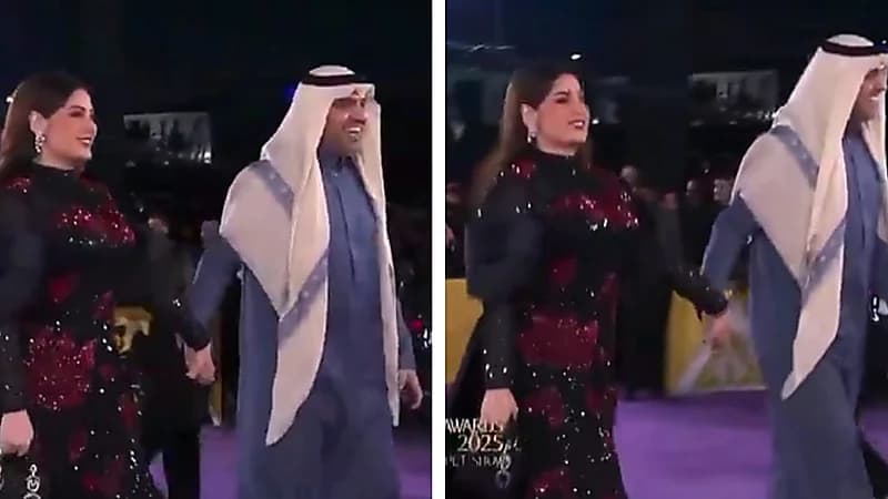 رؤى الصبان وحمود الفايز يخطفان الأضواء في جوي أووردز .. فيديو