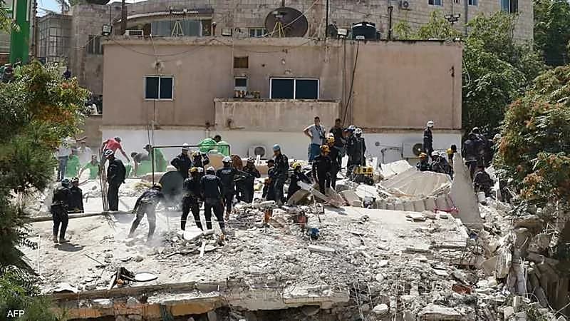 ارتفاع حصيلة ضحايا انهيار مبنى قديم في الأردن