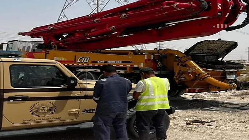 ضبط مقيمين مخالفين لتلويثهما البيئة بتفريغ مواد خرسانية في المنطقة الشرقية