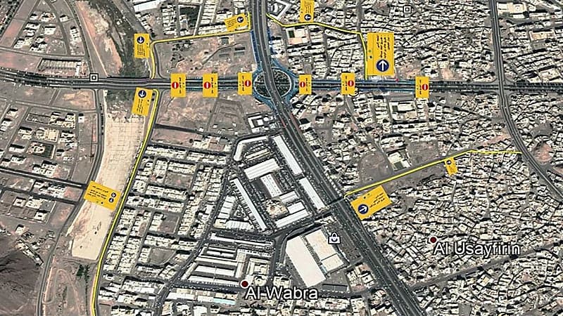 إغلاق مداخل دوار السلام بالمدينة لمدة 8 أيام