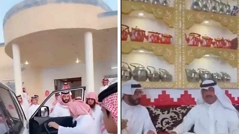 شاهد.. مواطن يهدي آخر فيلا مؤثثة بعد علمه بمغادرته إلى حائل