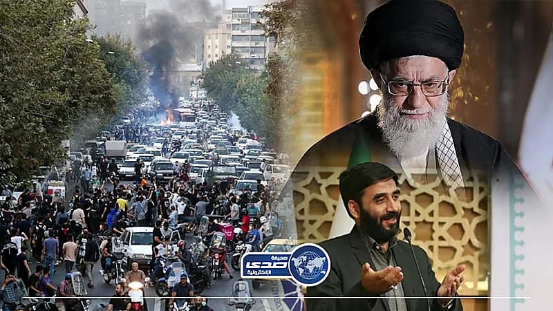 بالفيديو .. رئيس الباسيج بنظام الملالي يستنجد لإنقاذ قواعد قواته من المتظاهرين