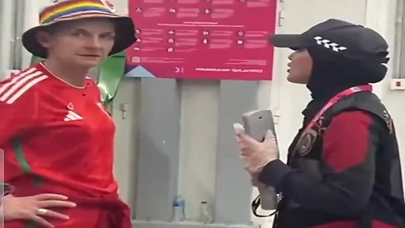 ردود أفعال البرازيليين بعد منع مشجعة ويلز من دخول الملعب بسبب قبعة الشواذ