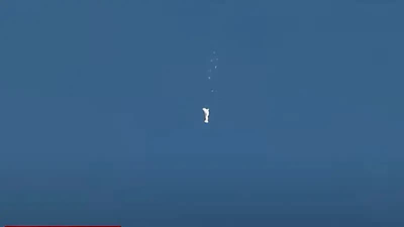 بالفيديو.. أمريكا تسقط البالون الصيني