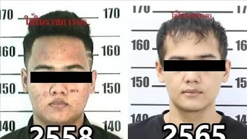 شاب يغير وجه ليشبه الكوريين هربا من الشرطة