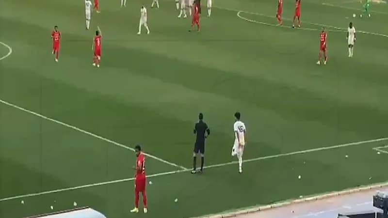 بالفيديو .. حدث غريب في إحدى مباريات دوري يلو