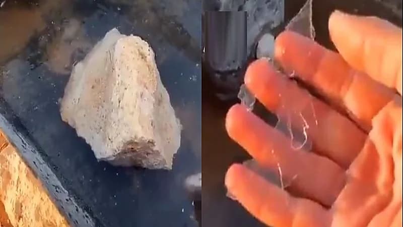 فيديو..مواطن يوثق تجمد المياه غرب عرعر