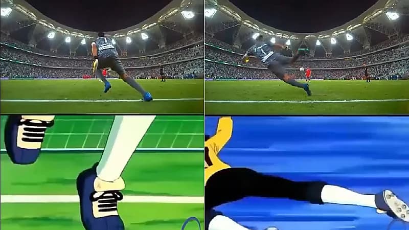 المعيوف يعيد ذكريات المسلسل الكرتوني الشهير الكابتن ماجد (فيديو)