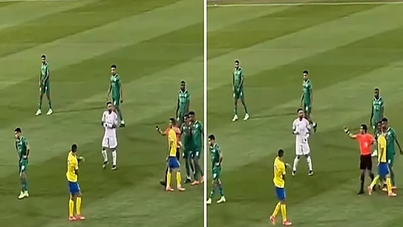 إنفعال حارس الرجاء بعد هدف رونالدو .. فيديو