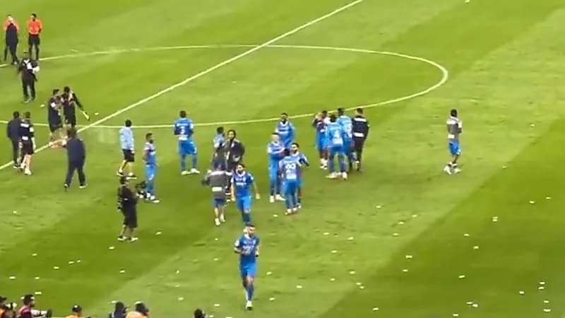 رقص ميشيل وسالم والبريك بعد ثلاثية النصر .. فيديو