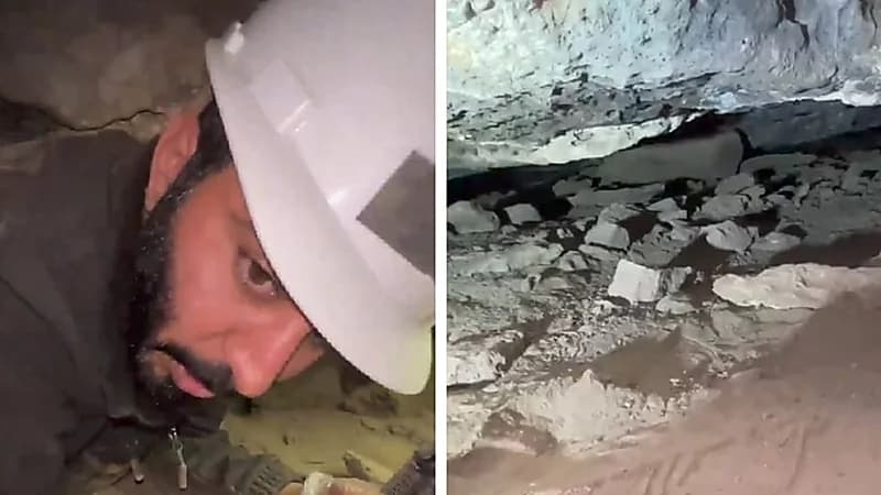 عبدالرحمن المطيري ينجو بأعجوبة بعد محاصرة أفعى له داخل أحد الكهوف .. فيديو