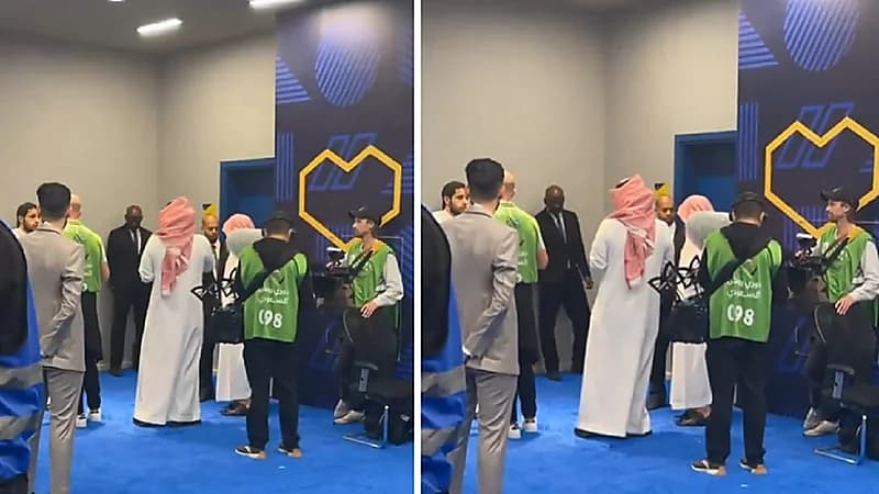 غضب رئيس الطائي بعد رفض لجنة المراقبة نقاشه مع الحكم .. فيديو